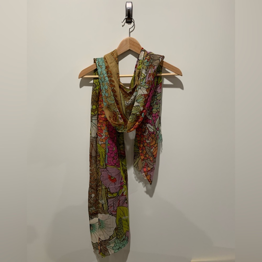 Echo for Anthropologie floral scarf